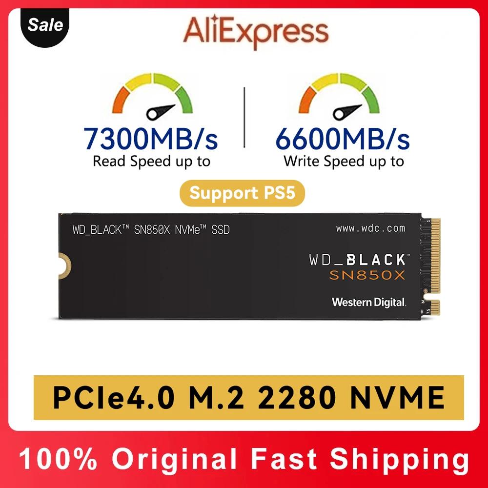   WD BLACK SN850X SSD NVME 4TB 2TB 1TB 2280 M.2 PCIe 4.0x4  ָ Ʈ 7300MB, ÷̼̽ 5 ƮϿ